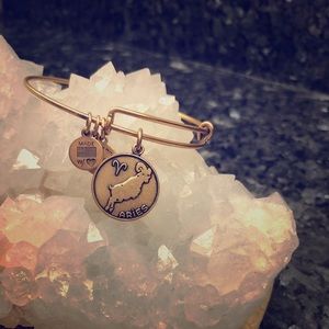 Alex and Ani charm bracelet “Aries”